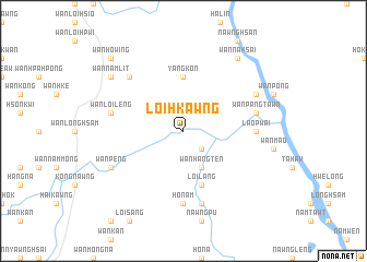 map of Loi-hkawng