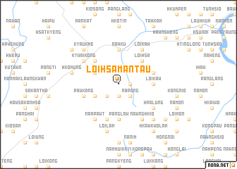 map of Loi-hsamantau