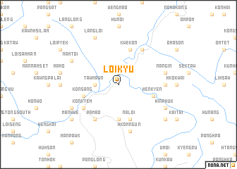 map of Loi-kyu