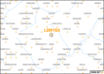map of Loipyek