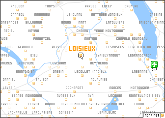 map of Loisieux