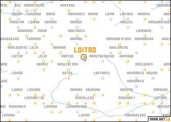 map of Loi-tao