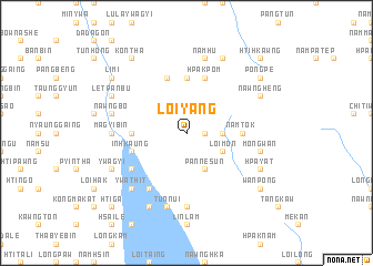 map of Loi-yang