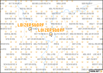 map of Loizersdorf