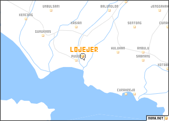 map of Lojejer