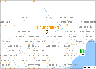map of Lo Jerónimo