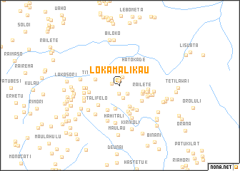 map of Lokamalikau