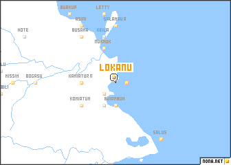 map of Lokanu