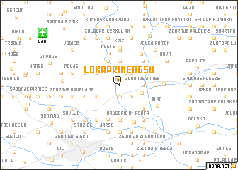 map of Loka pri Mengšu