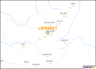 map of Loka West