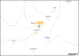 map of Loka