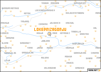 map of Loke pri Zagorju