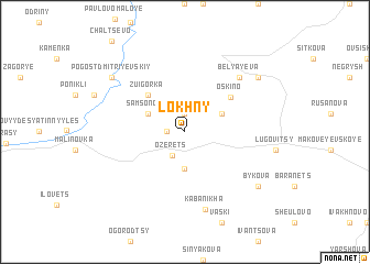 map of Lokhny