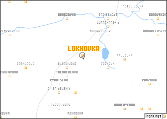 map of Lokhovka