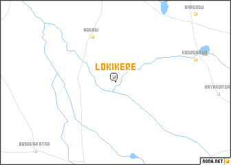 map of Lokikere