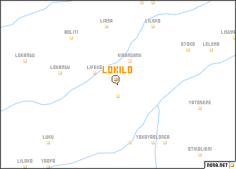 map of Lokilo