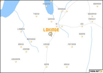 map of Lokindé