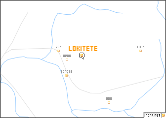 map of Lokitete