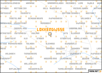 map of Lokkerdijsse