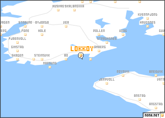 map of Lokkøy