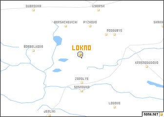 map of Lokno