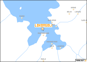 map of Lokongoli