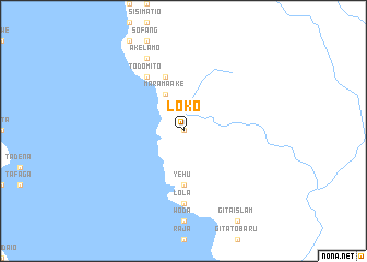map of Loko