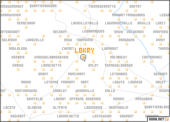 map of Lokry