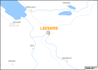 map of Lokshino