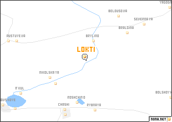 map of Lokti