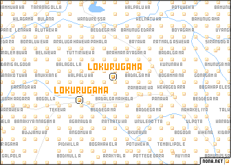 map of Lokurugama