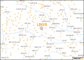 map of Lokva