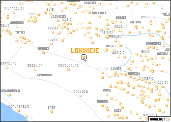 map of Lokvičič