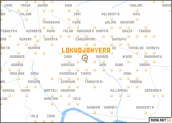 map of Lokwoja Hyera