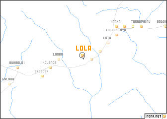 map of Lola