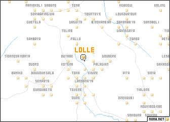 map of Lollé