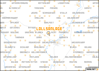 map of Löllsanlage
