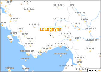 map of Lologayan