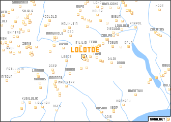 map of Lolotoe