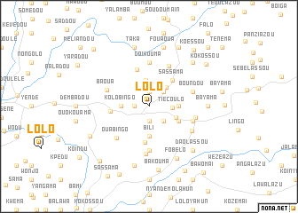 map of Lolo