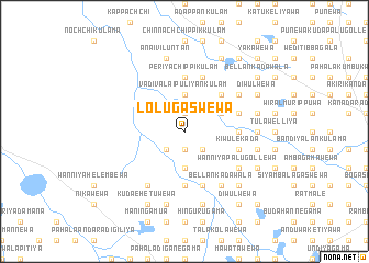 map of Lolugaswewa