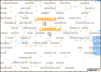 map of Loma Abajo