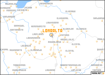 map of Loma Alta