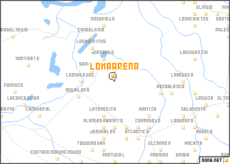 map of Loma Arena