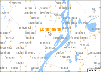 map of Loma Arena