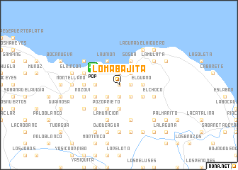 map of Loma Bajita