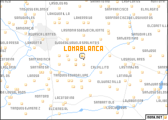 map of Loma Blanca