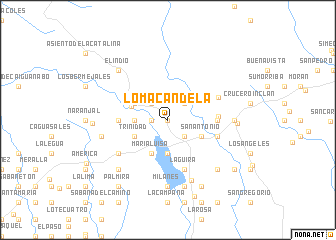 map of Loma Candela