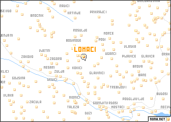 map of Lomači