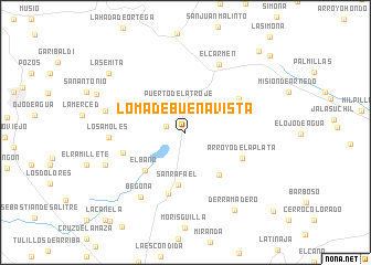 map of Loma de Buenavista